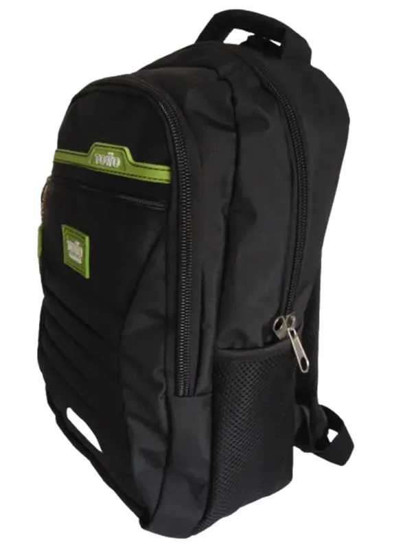 Morral Unisex Multifunción Ejecutivo CALZADO GUERREROS LG-030 Negro x Verde