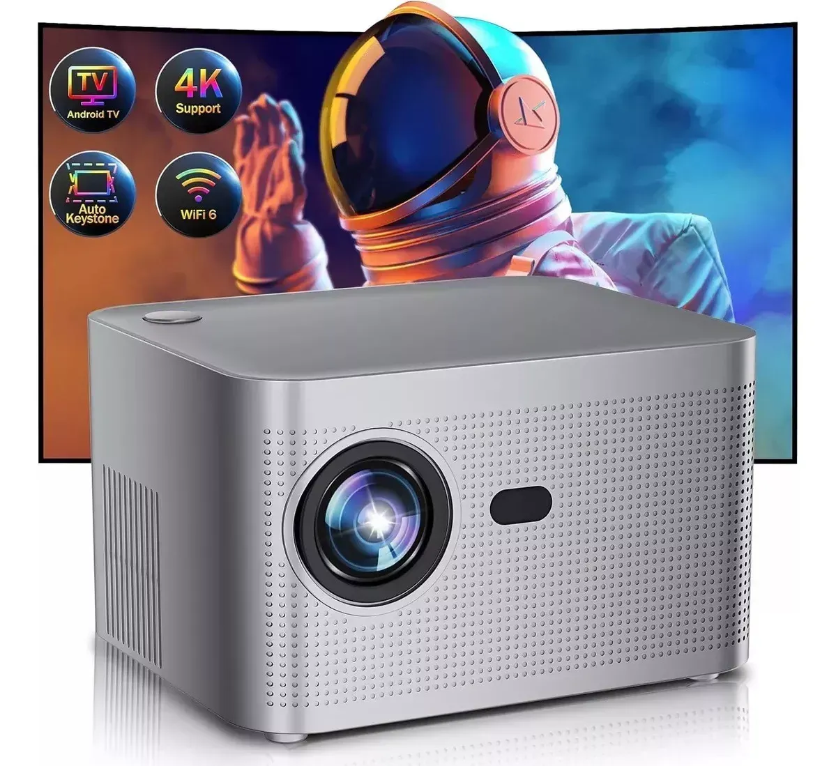 Proyector Led Smart Hd 1080p 4k Android 11 Wifi Bluetooth