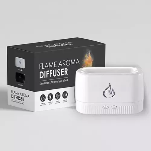 Humidificador Difusor Aromas Ambientador Llama Led + Esencia