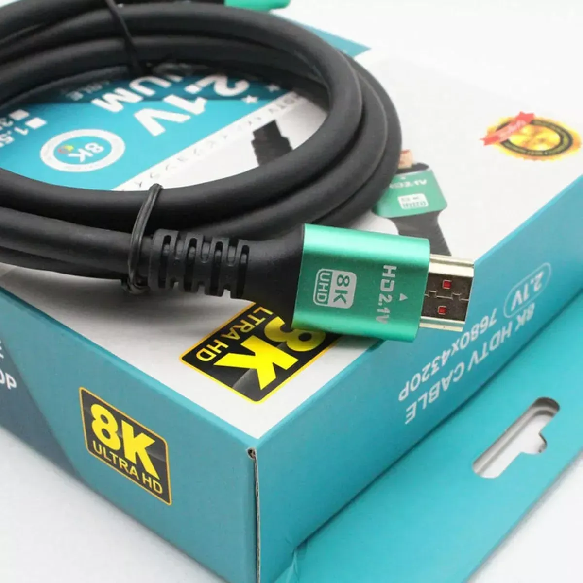 Cable Hdmi 8k 2.1 Alta Velocidad 1.8 Metros Ultra Hd 48 Gbps