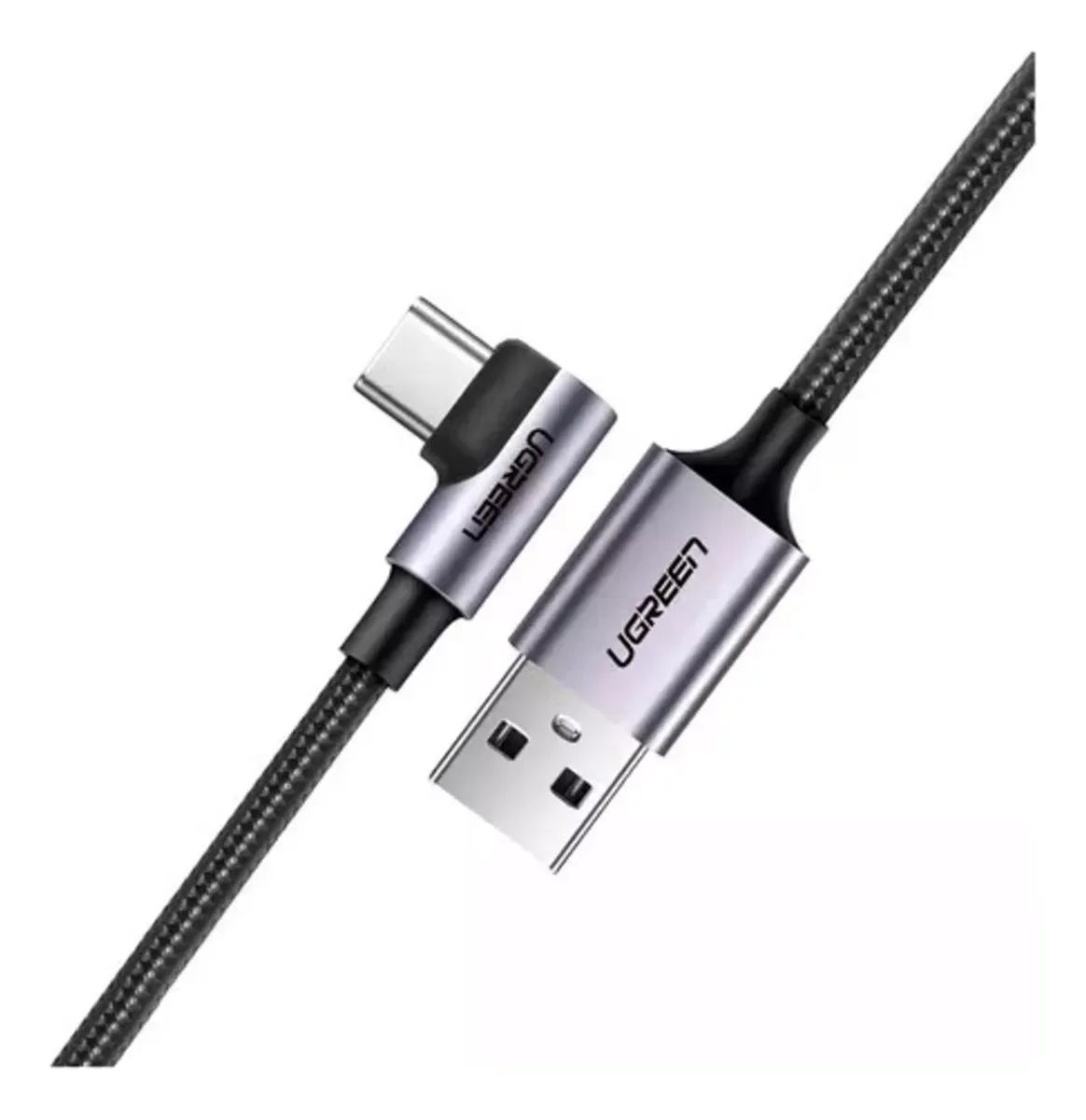 Cable Cargador Ugreen Usb C Angulo 90° 18w 480 Mbps 1 Metro