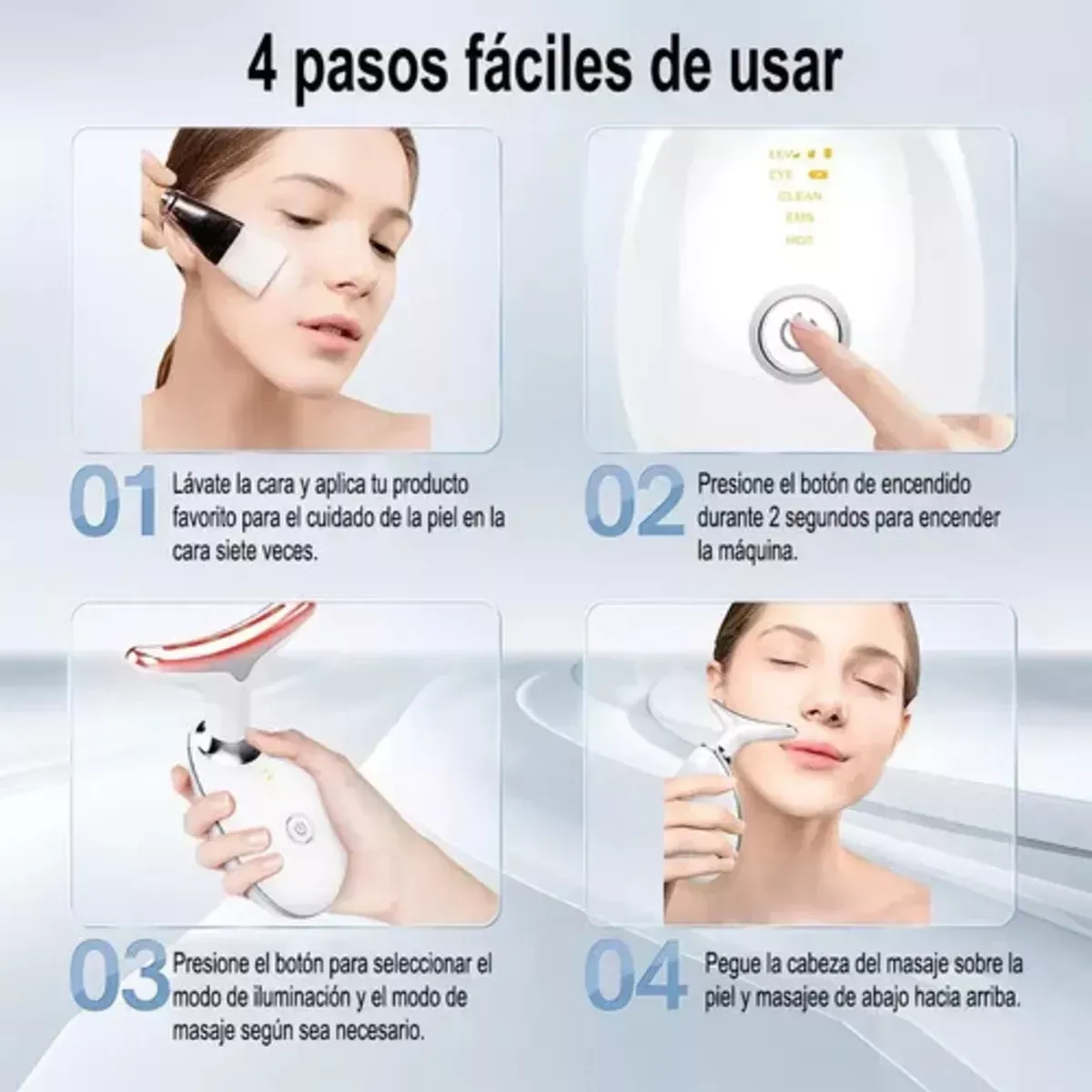 Masajeador Reductor De Papada Belleza Cuello Antiarrugas