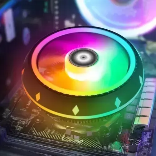 Disipador De Procesador Cpu Pc Gamer Cooler Rgb Intel Y Amd