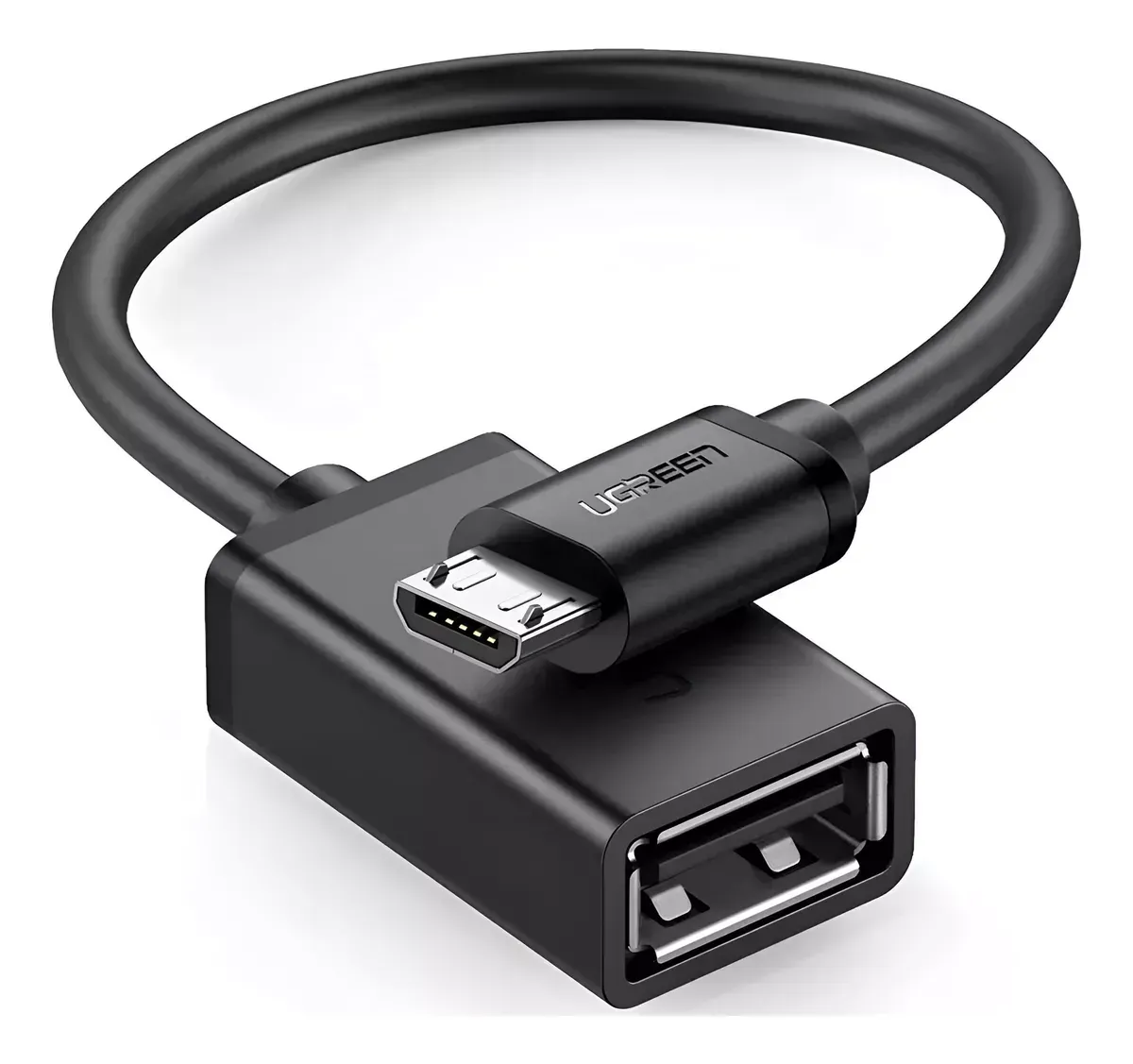 Cable Adaptador Micro Usb A Usb Otg 15 Cm Universal Ugreen