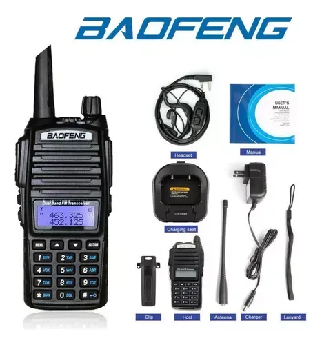 Radio Portatil Baofeng Uv-82 Dual Banda Uhf/vhf Con Pantalla