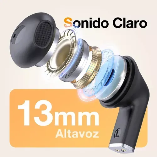 Audífonos In-ear Inalámbricos Bluetooth 1hora Aut209 Alta Duración