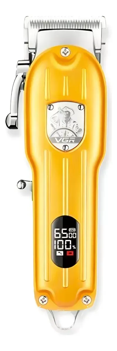 Máquina Peluquería Inalámbrica Platillera Barba Vgr 092 Gold Profesional