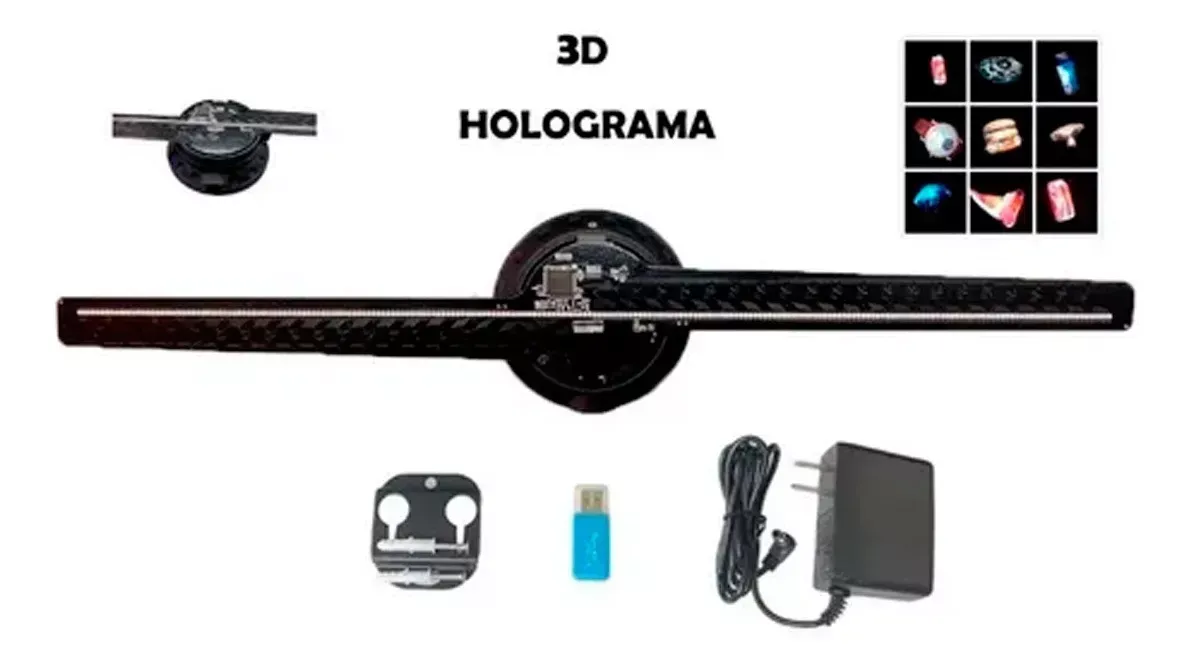 Proyector Holográfico Led 3d Con Holograma Imágenes Y Videos