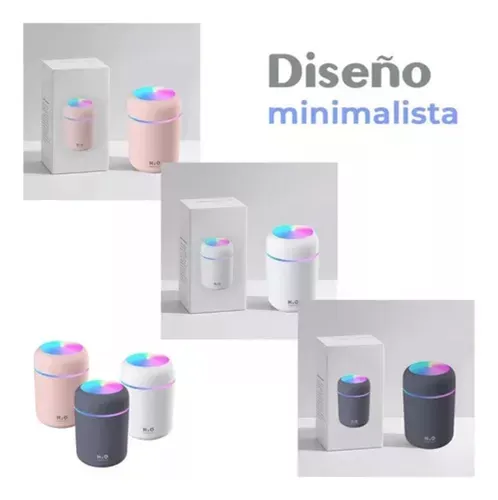 Humidificador Difusor Luces Led Rgb Multi Aromas Ambientador