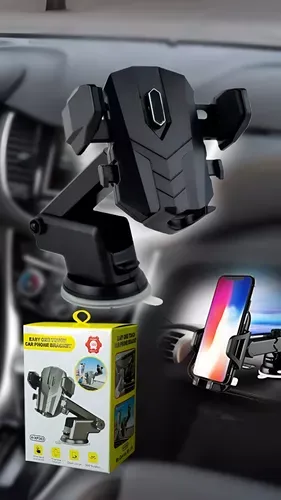 Soporte Holder Celular Carro 360° Ventosa Tablero Ajustable