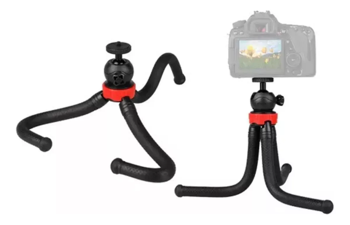 Tripode Gorila Para Cámara Celular Go Pro + Control + Funda