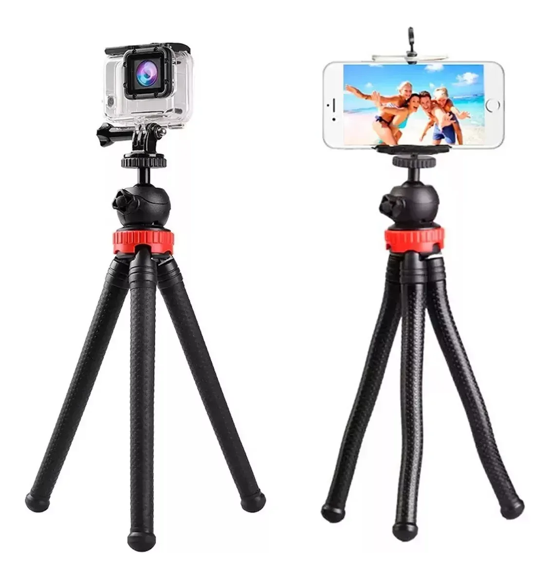 Tripode Gorila Para Cámara Celular Go Pro + Control + Funda