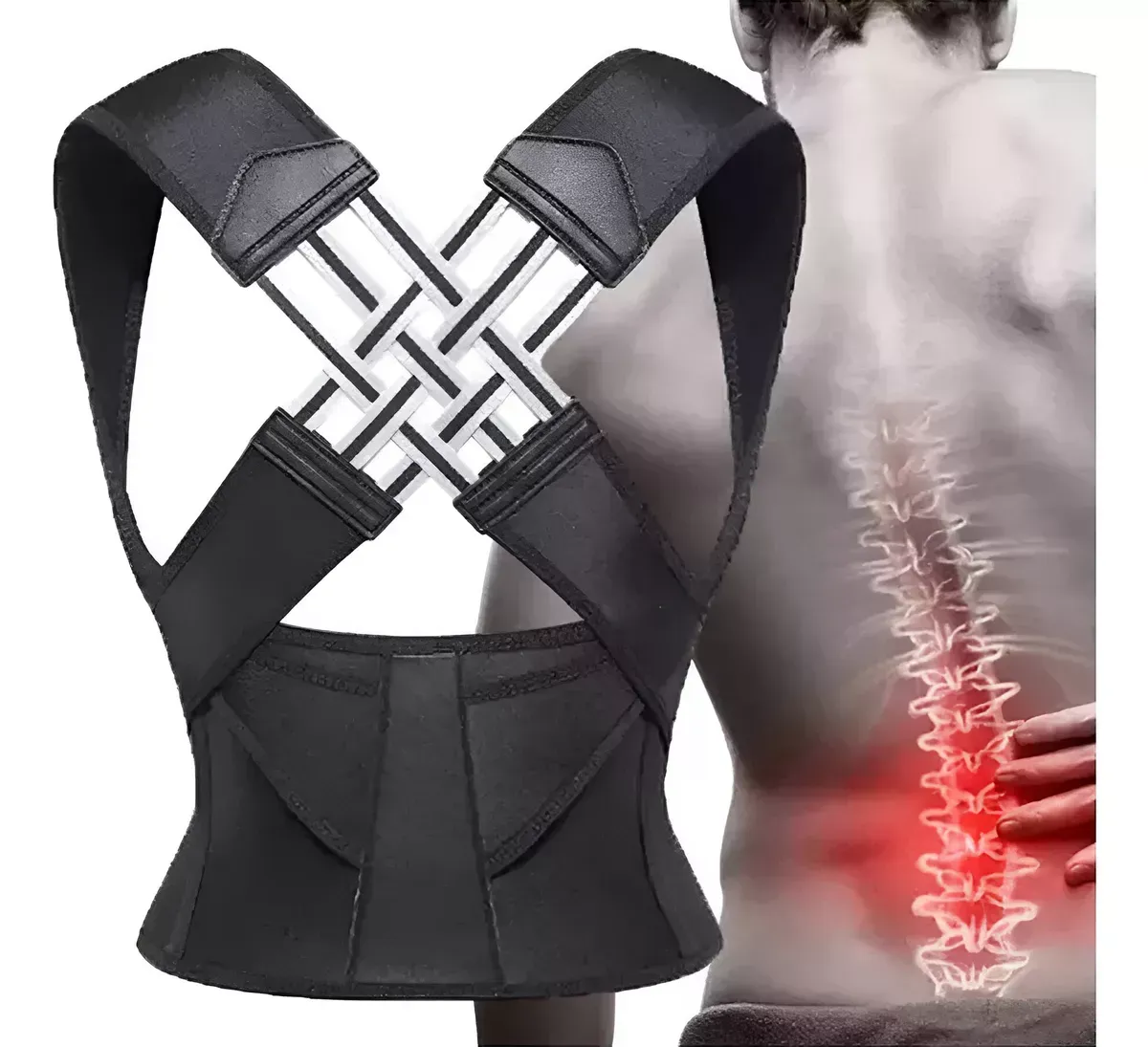 Corrector Chaleco De Postura Ortopédico Faja Lumbar Unisex