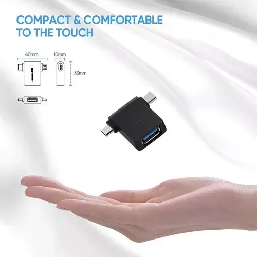 Adaptador Otg Usb Tipo C Y Micro Usb A Usb Fast 3.0 Ugreen