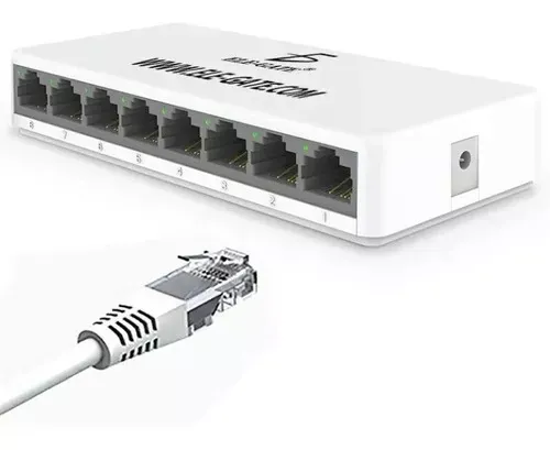 Switch 8 Puertos 10/100 Mbps Hub Internet Ethernet Rj45