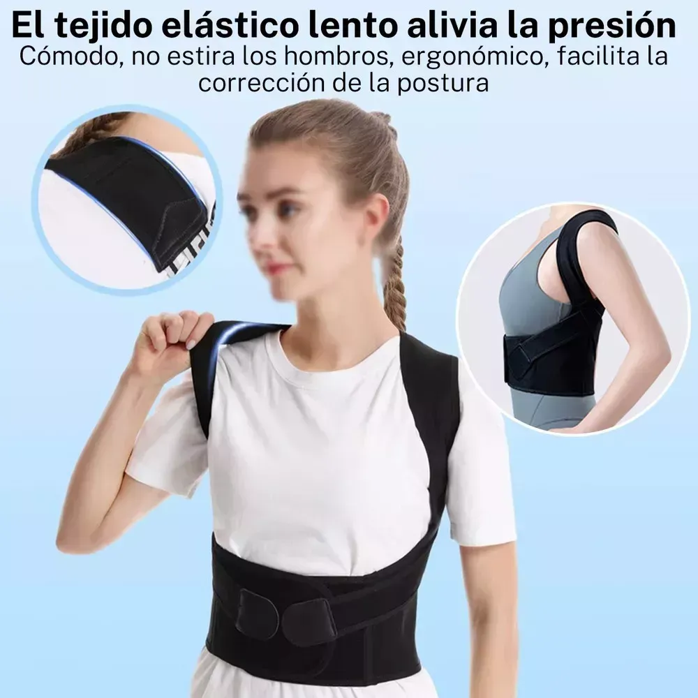 Corrector Chaleco De Postura Ortopédico Faja Lumbar Unisex