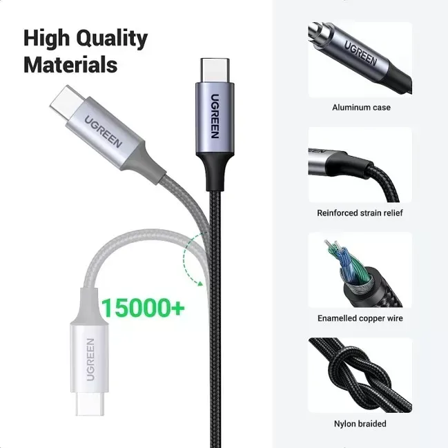 Cable De Audio Usb C A Auxiliar Plug 3.5mm Ugreen 1 Metro