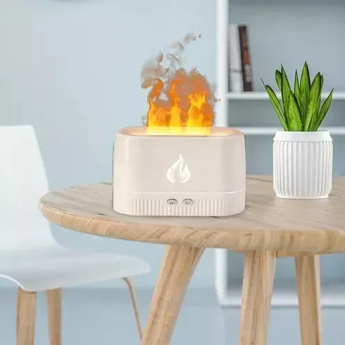 Humidificador Difusor Aromas Ambientador Llama Led + Esencia