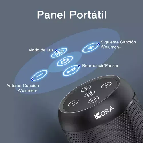 Parlante Bluetooth Inalámbrico Led Portátil Audio Rítmico