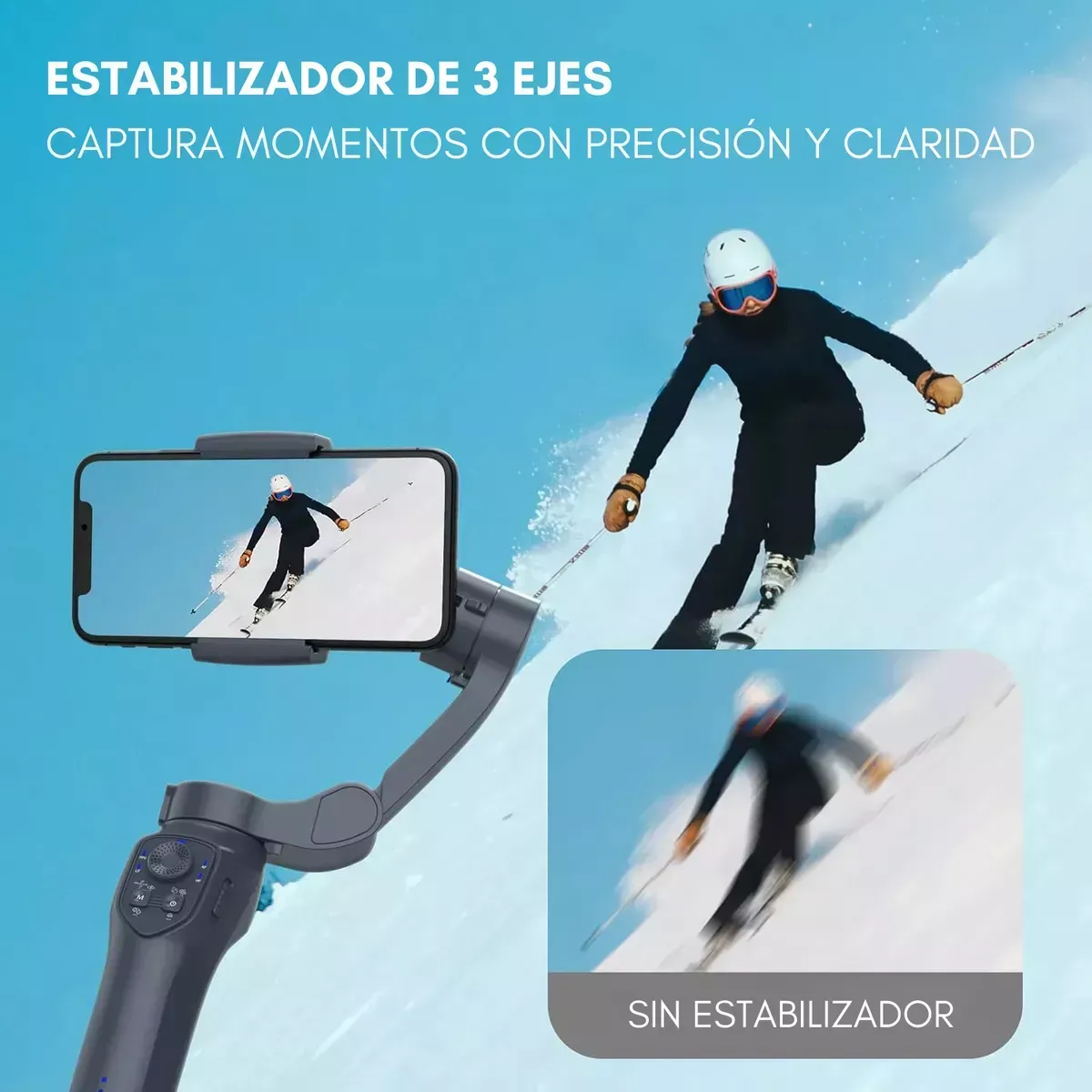 Estabilizador De Celular Gimbal 3 Ejes Profesional + Tripode