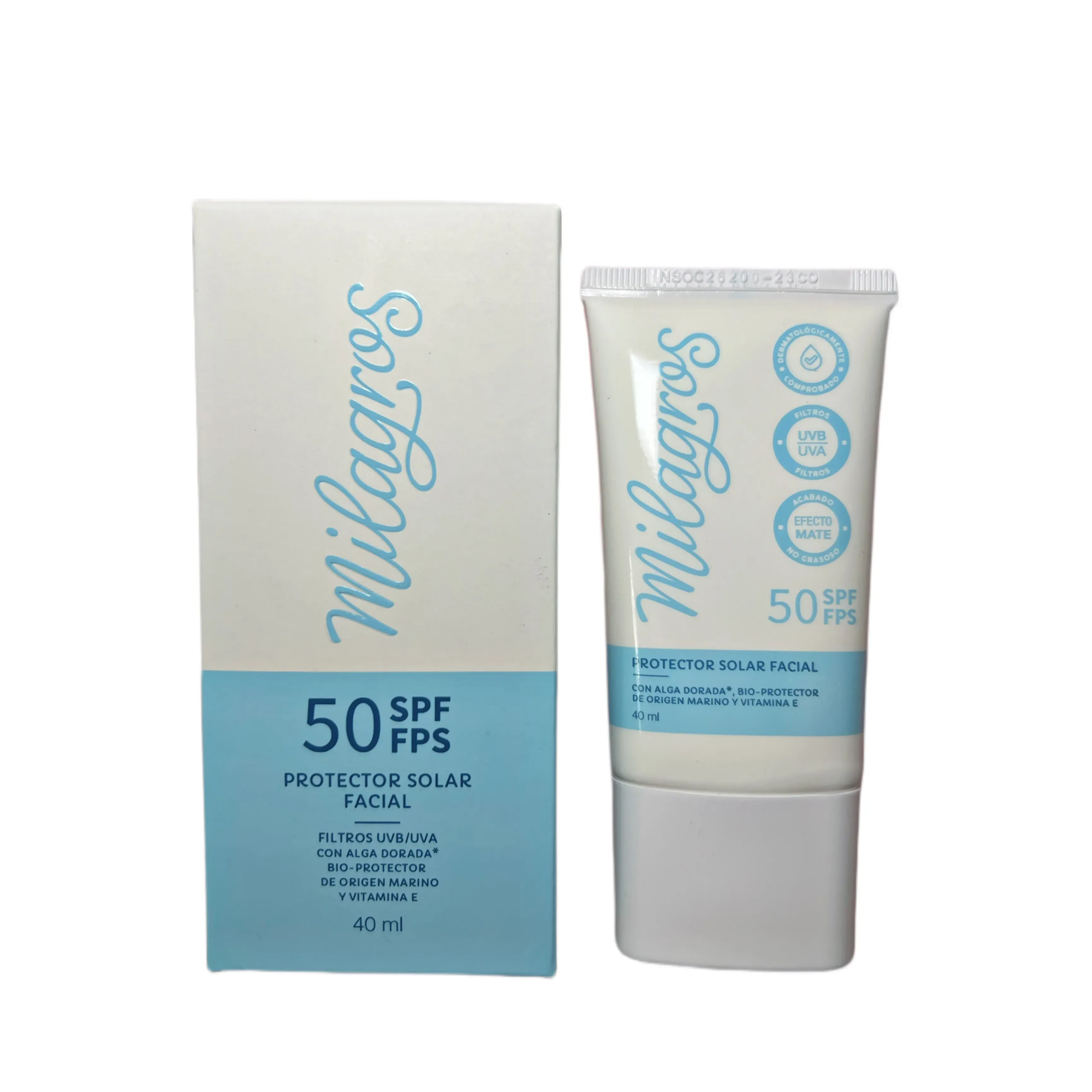 Protector Solar Facial Sin Color Milagros