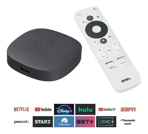 Tv Box Onn. Walmart Uhd Streaming 2da Gen 4k Negro