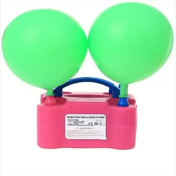 Inflador Globos Eléctrico Doble Boquilla Potente Bombas