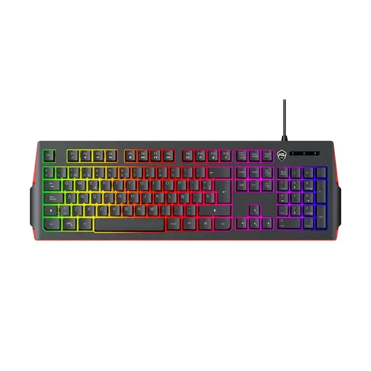 Teclado KALLEY Alámbrico Gaming K-KGT Negro|Rojo