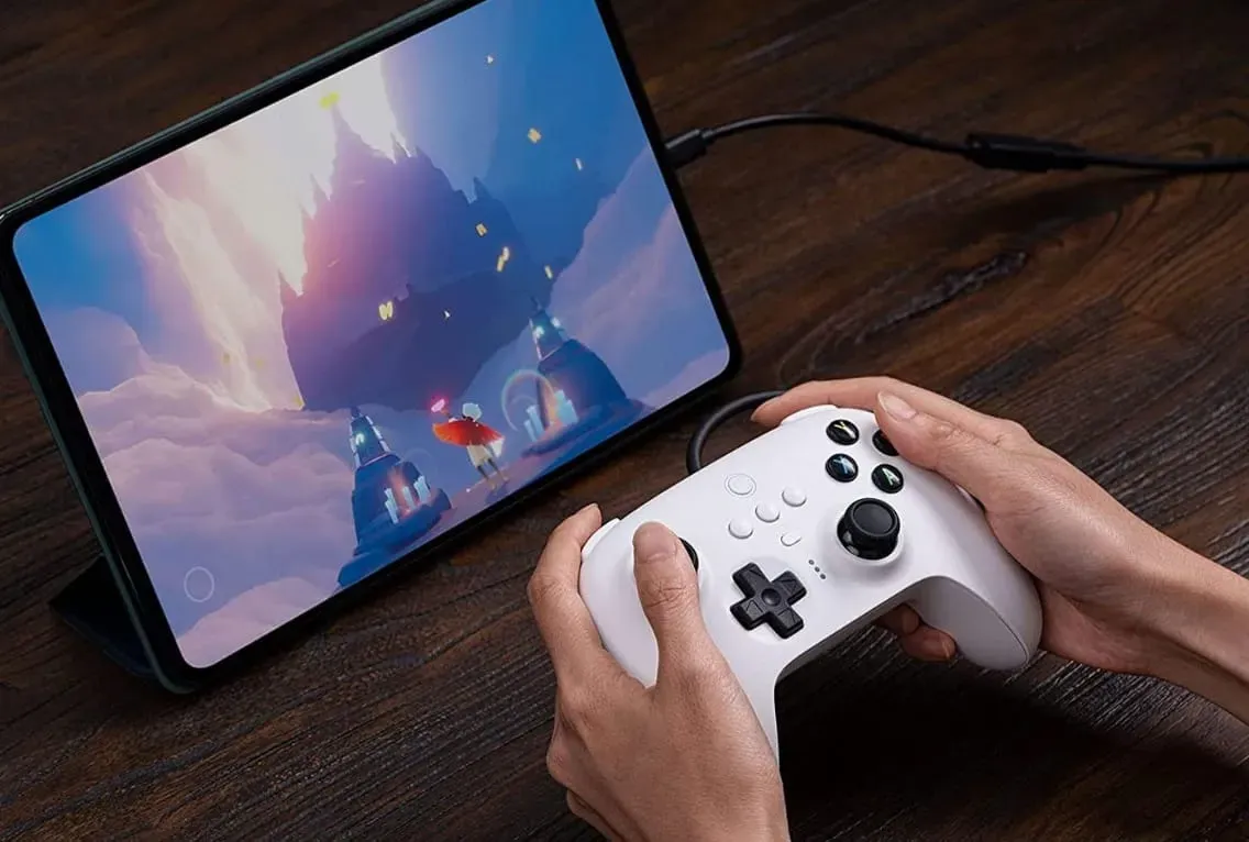 Control 8Bitdo Ultimate  Con Cable Usb Para Pc Windows 10, Android, Steam Deck, Raspberry Pi Y Switch