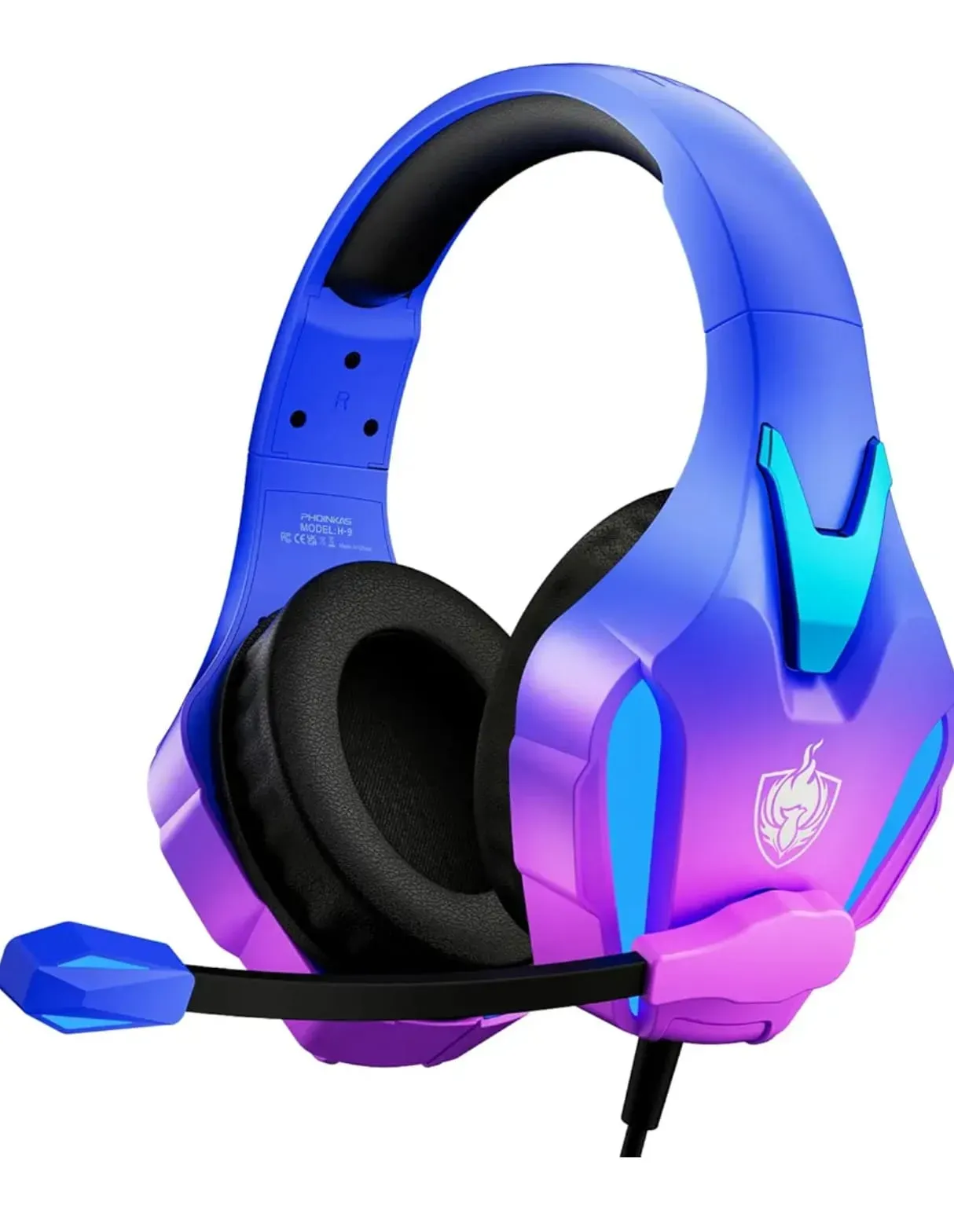 Auriculares Para Juegos Para Pc, Ps5, Ps4, Switch, H9 Auriculares Estéreo Con Cancelación De Ruido, Auriculares Con Cable Con Sonido Envolvente De Graves.