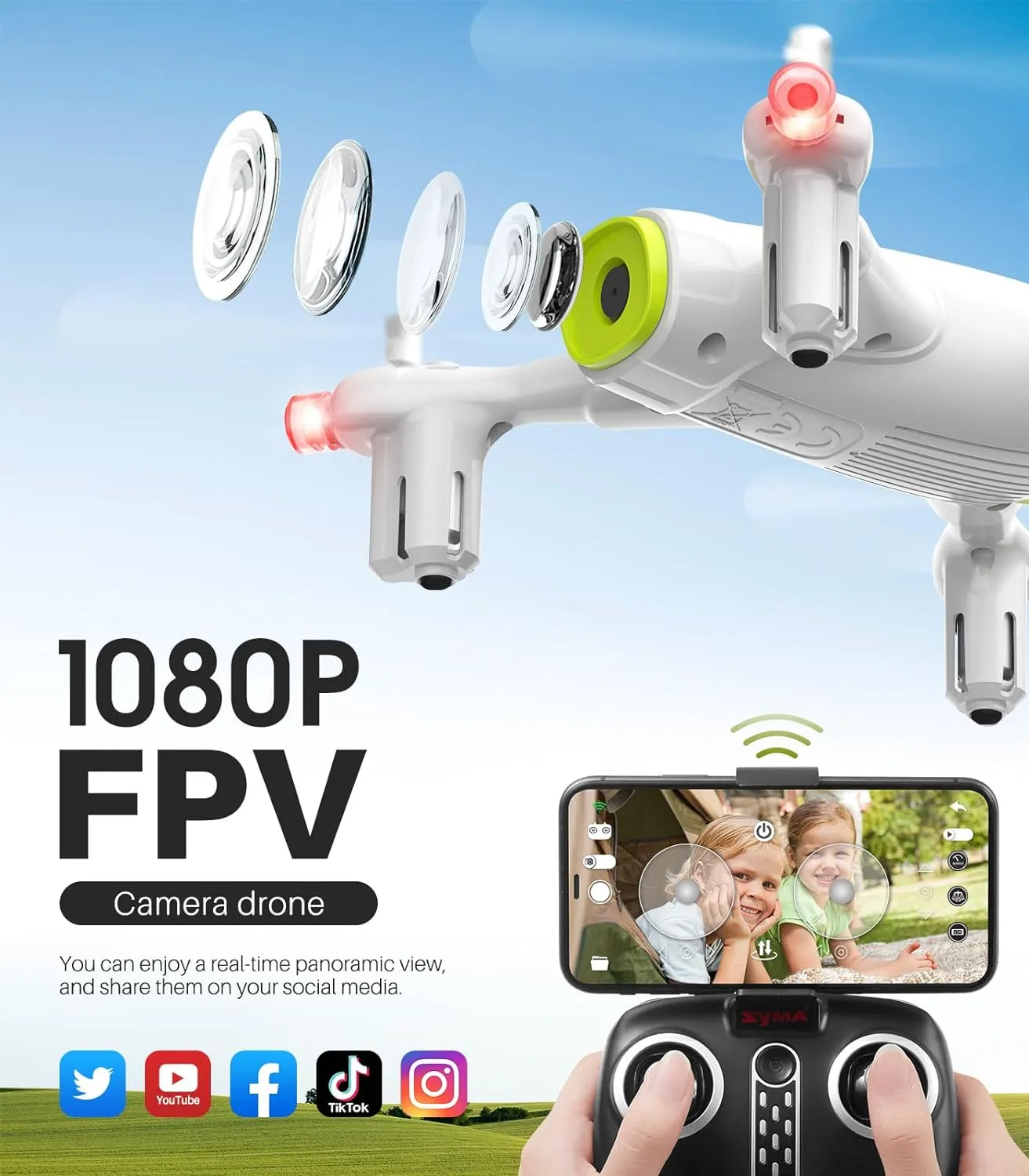 Drone Mini Camara 1080p