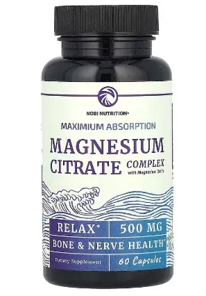 Citrato de Magnesio Complex Maxima Absorcion 500 Mg