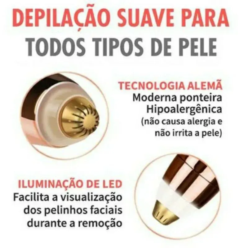 Lápiz Depilador  De Cejas,  Mini Afeitadora Eléctrica Portátil