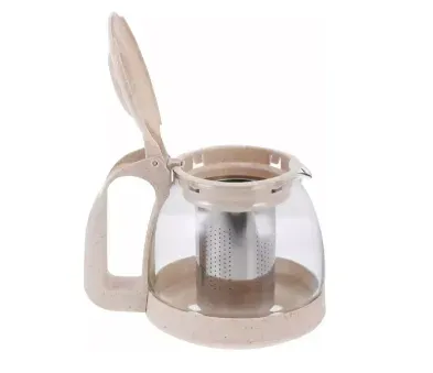 Jarra Infusor Colador Malla Para Té Café Aromática Tetera