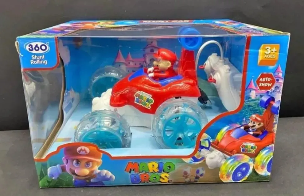 Carro Loco Mario Bros Control Remoto Recargable