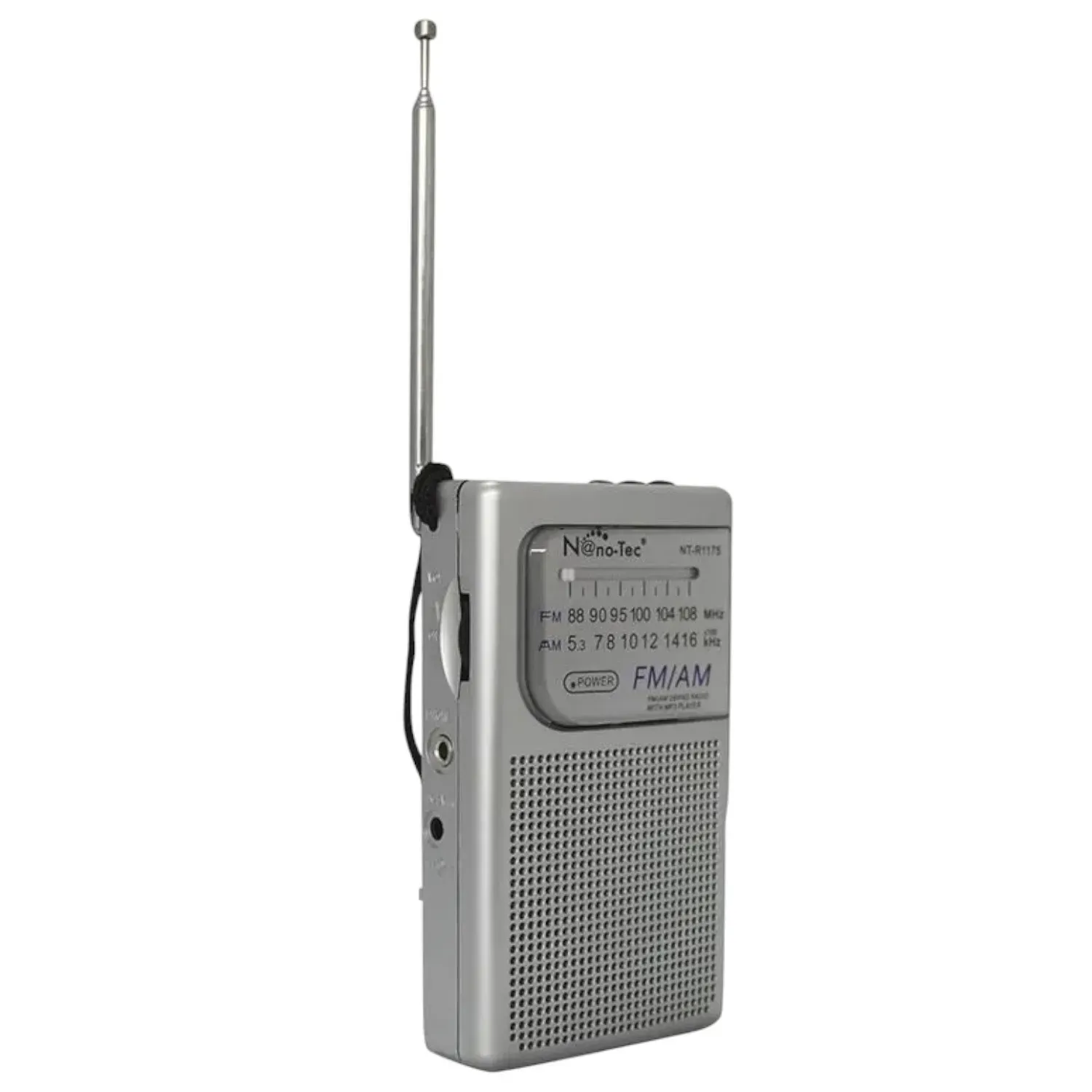 Radio Portatil AM FM Con Ranura USB Recargable