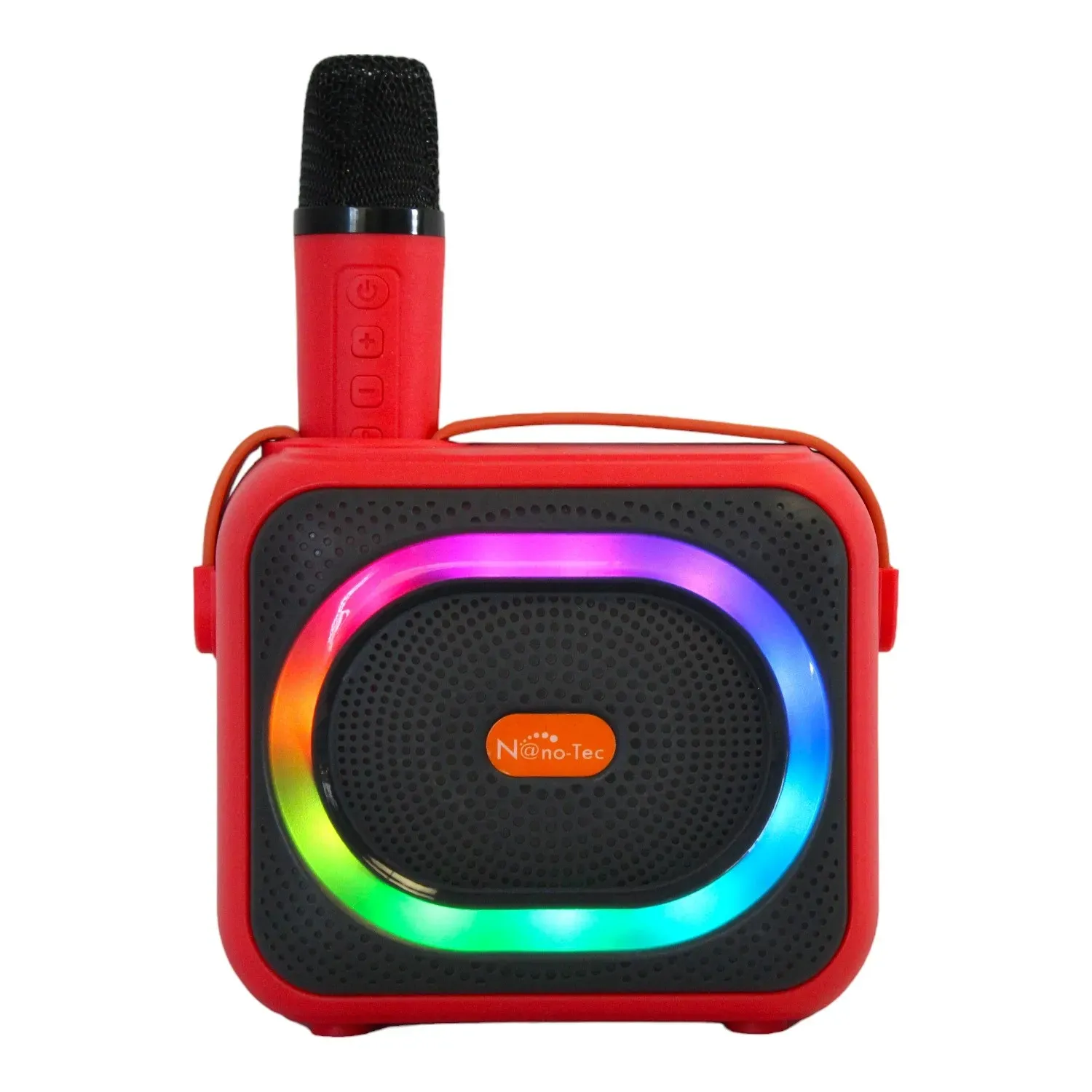 Parlante Bluetooth Portatil Con Microfono Y Luces RGB