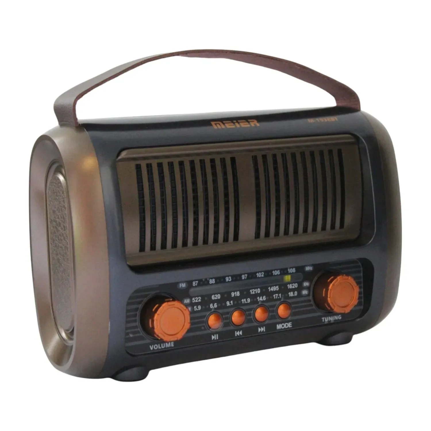 Radio Portatil AM FM Recargable Con Estilo Retro Único