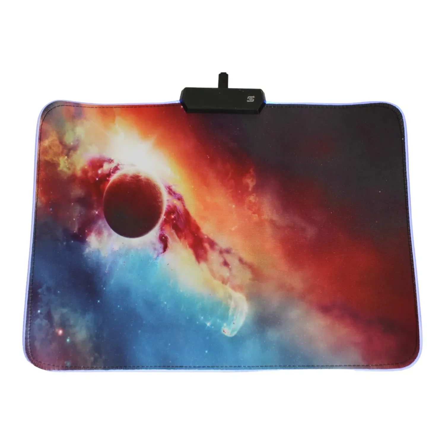 Mouse Pad Con Iluminacion RGB Y Superficie Suave