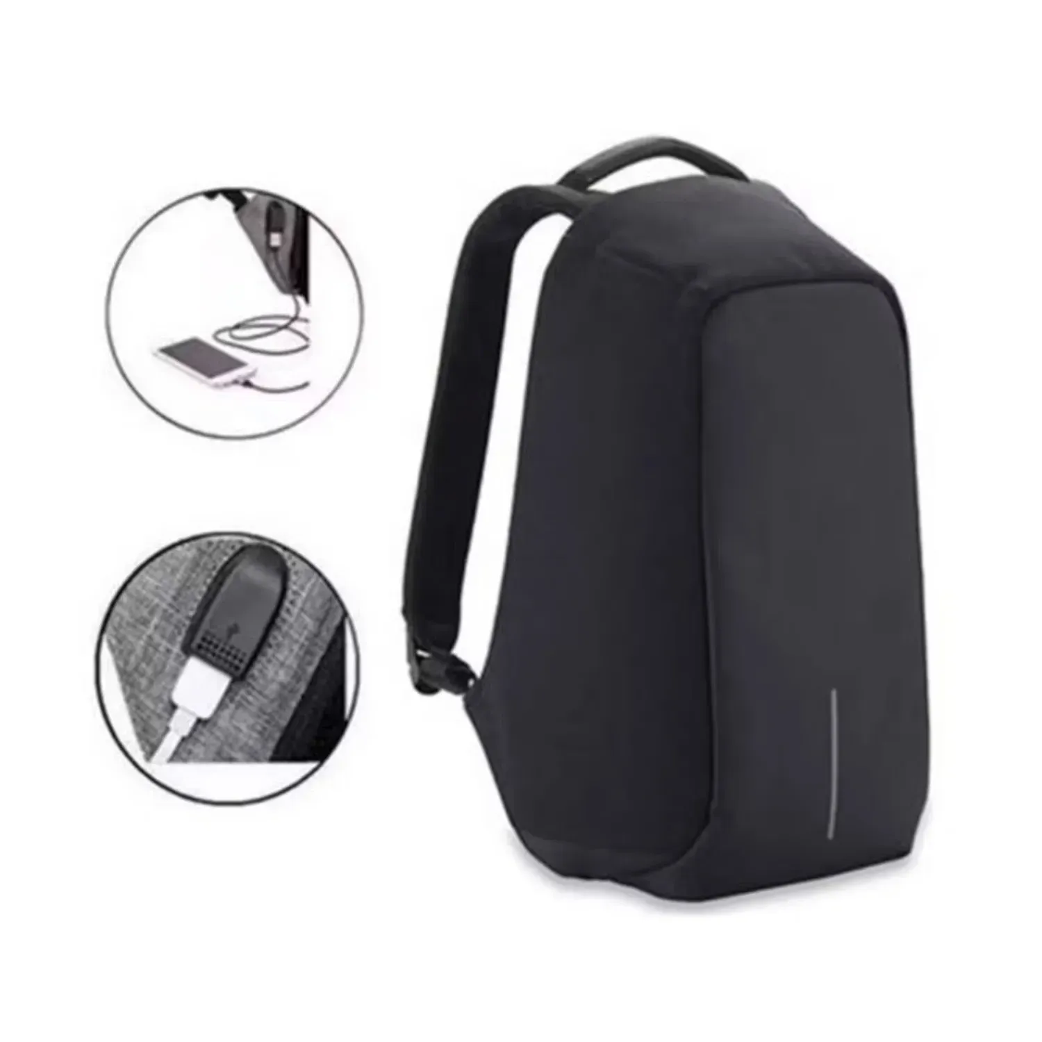 Mochila Antirrobo Con Puerto USB Y Compartimentos