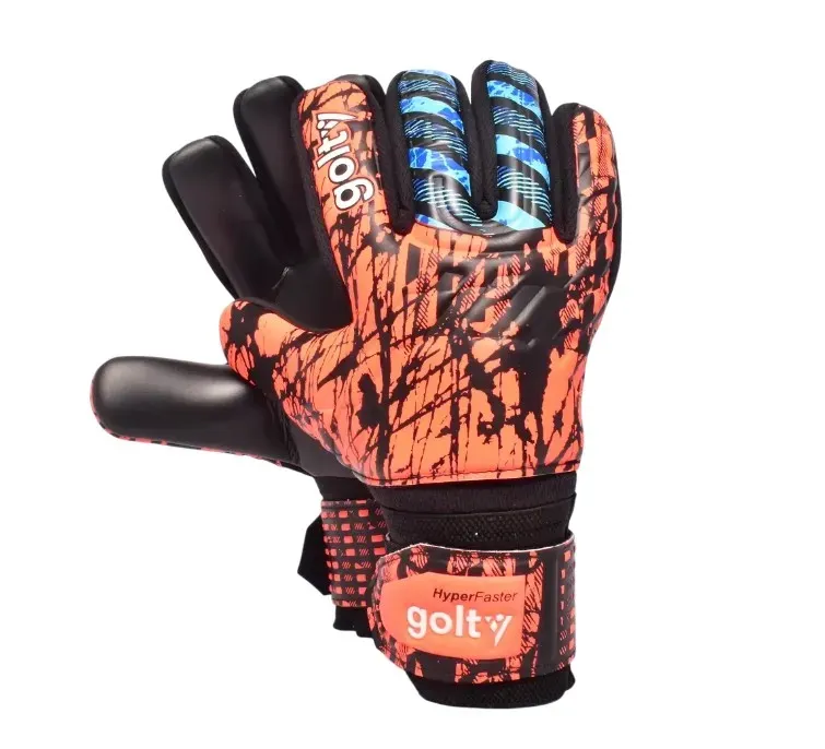 Guantes de Arquero Competencia Golty Hyperfaster Naranja/Azul