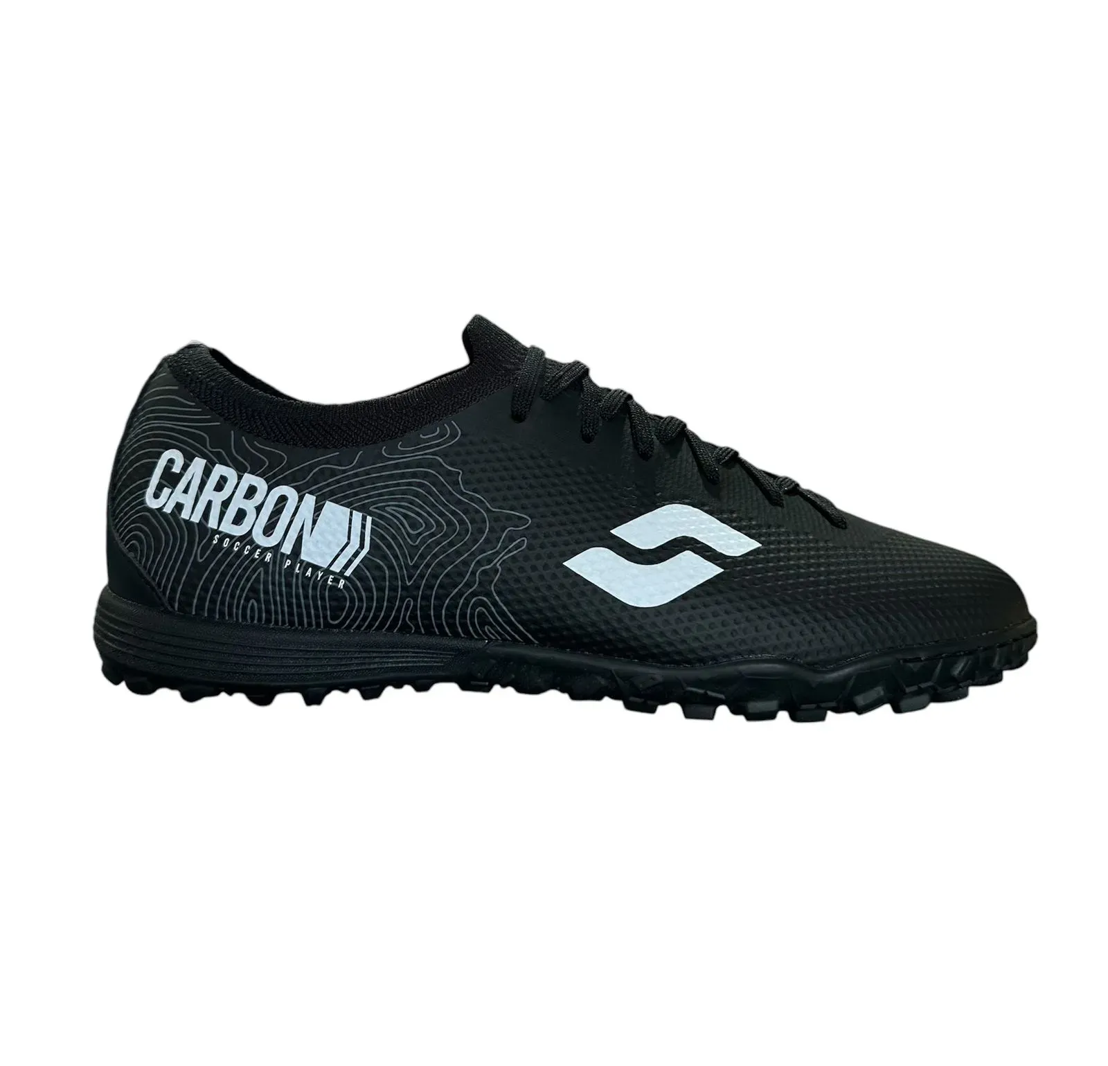 Zapatilla Turf Carbon Spieler Adulto Negra