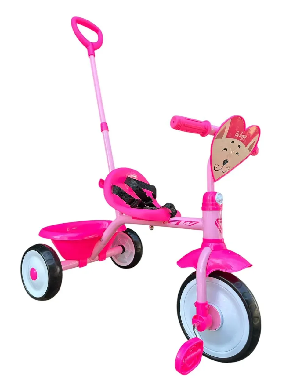 Triciclo Infantil Be Happy Fucsia