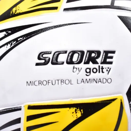 Balon Microfutbol Golty Score Tribal Amarillo