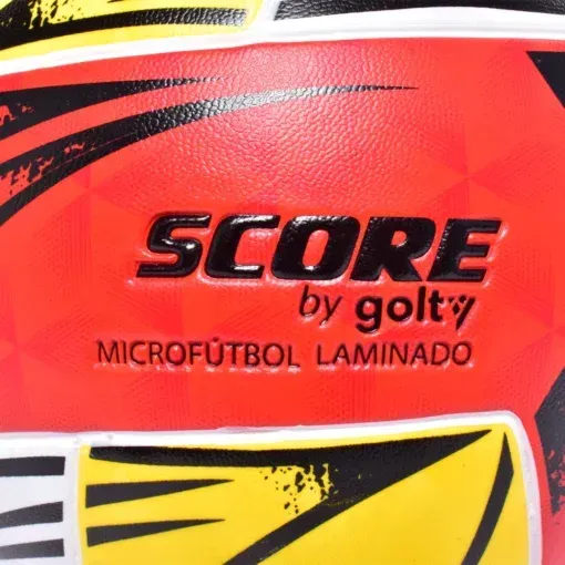 Balon Microfutbol Golty Score Tribal Rojo