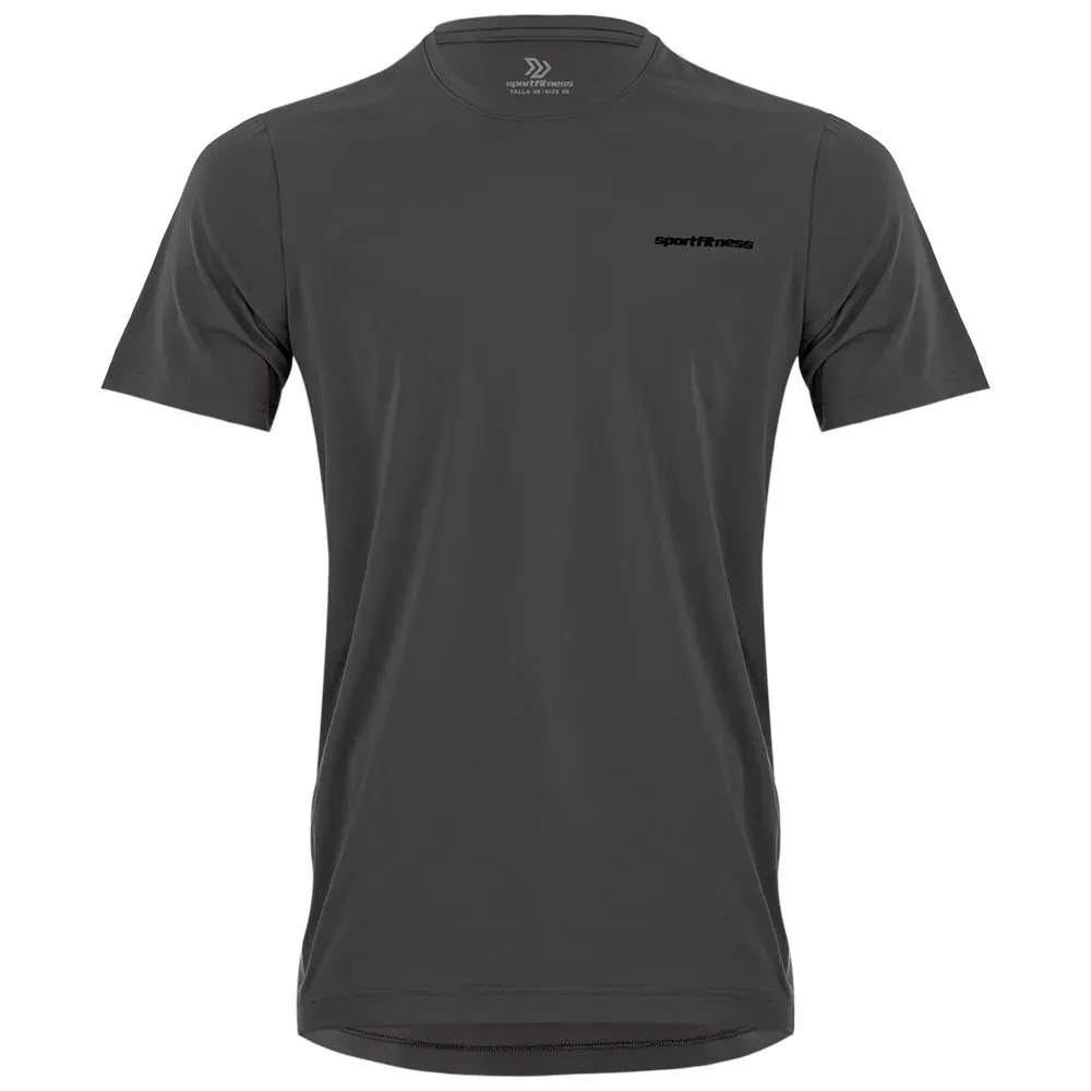 Camiseta Deportiva Hardy Sportfitness Gris Oscuro