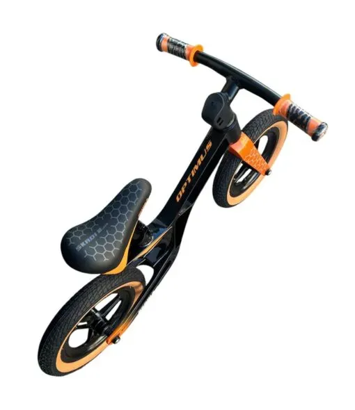 Bicicleta Balance Skadi Rin 12 Luxe Magnesio Negro/Naranja