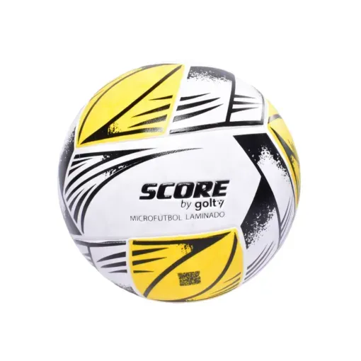 Balon Microfutbol Golty Score Tribal Amarillo