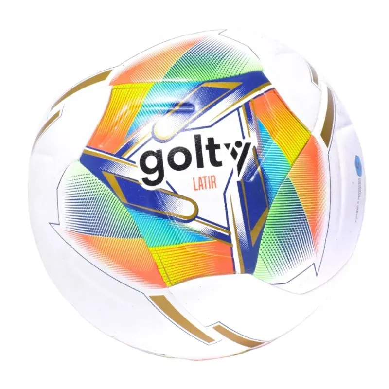 Balón De Fútbol Réplica Golty Latir Blanco No.5 Cosido A Máquina