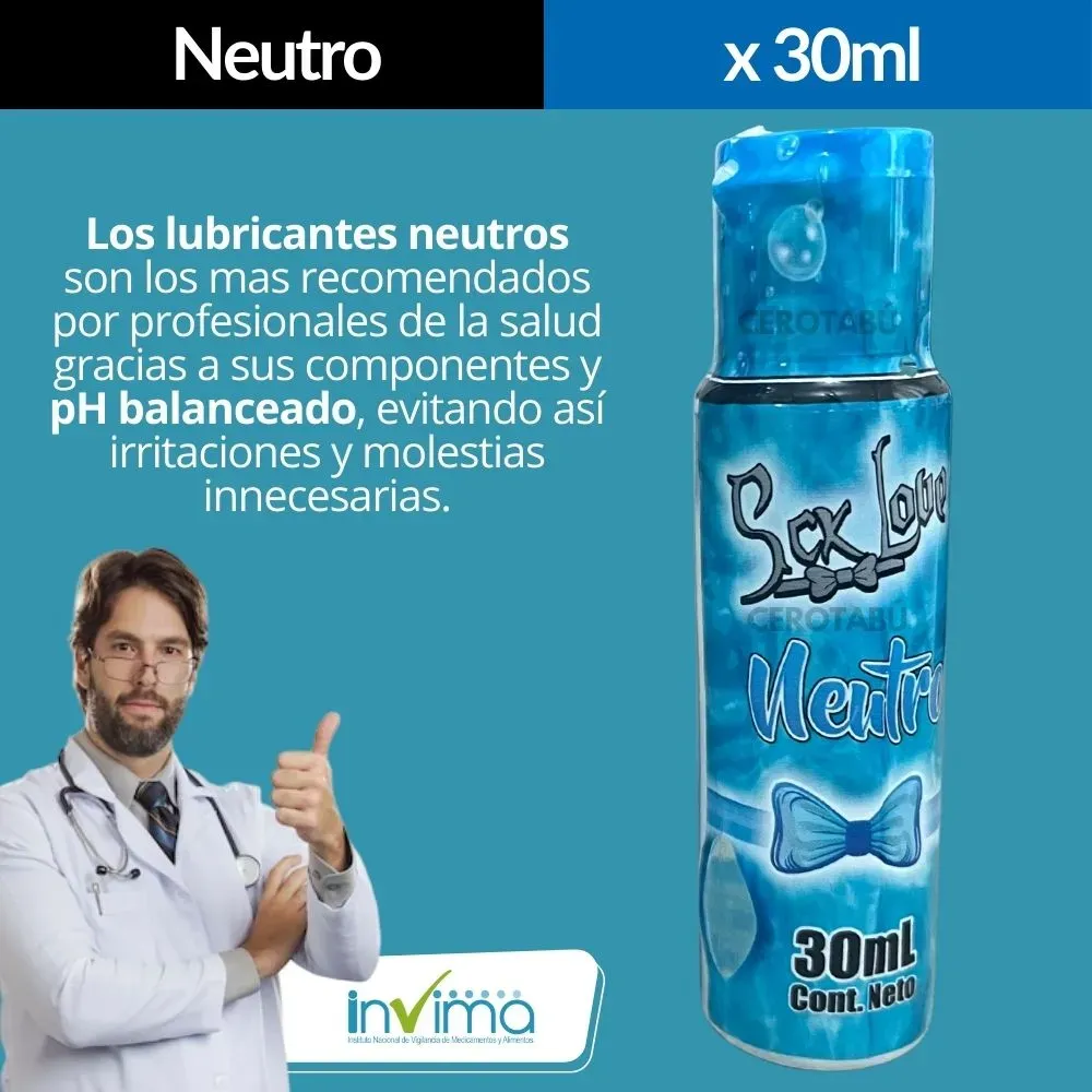 Lubricante Neutro + Aceite Multiorgasmos Doble Sensación